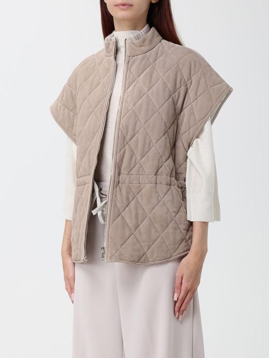 26FW 파비아나 필리피 베스트 PLD216F224M352 164 Brown - FABIANA FILIPPI