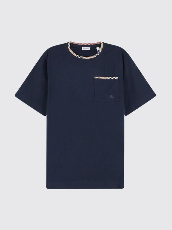 26FW 버버리 반팔 티셔츠 8130050 Navy - BURBERRY