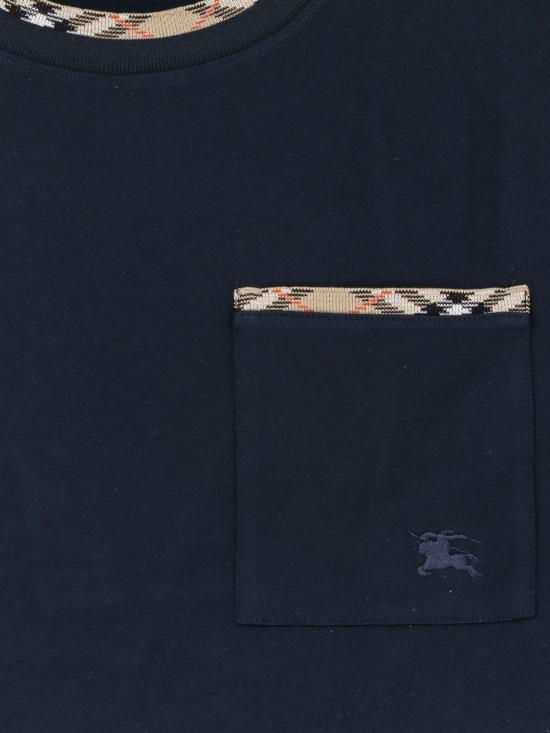 26FW 버버리 반팔 티셔츠 8130050 Navy - BURBERRY