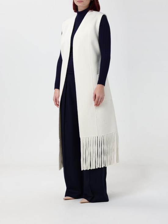 26FW 시모나 코르셀리니 베스트 A26CPGLV0101 V0300 Ivory - SIMONA CORSELLINI