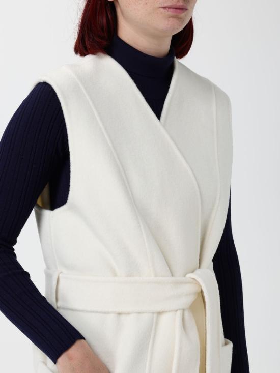 26FW 시모나 코르셀리니 베스트 A26CPGLV0101 V0300 Ivory - SIMONA CORSELLINI