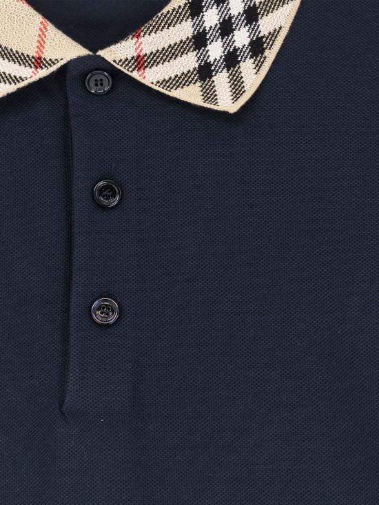 26FW 버버리 폴로 티셔츠 8126967 Navy - BURBERRY