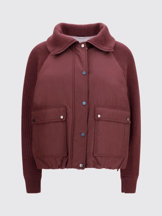 26FW 브루넬로 쿠치넬리 숏패딩 MH5257294P C028 Brown - BRUNELLO CUCINELLI