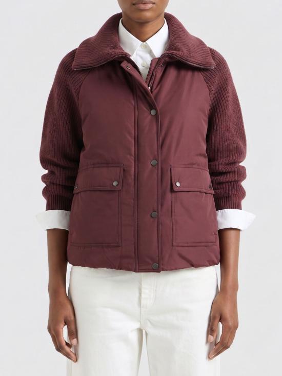 26FW 브루넬로 쿠치넬리 숏패딩 MH5257294P C028 Brown