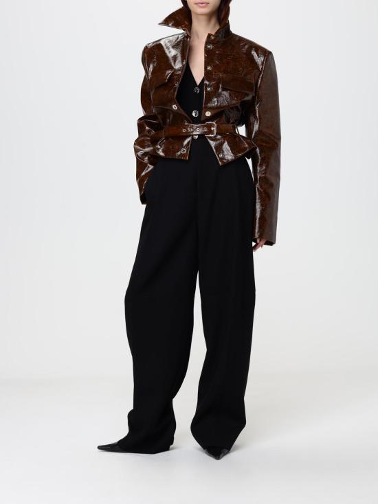 26FW 스포트막스 가죽 자켓 2622046051600 001 Burnt - SPORTMAX