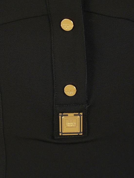 26FW 엘리자베타프랜치 탑 CB00466E2 110 Black - ELISABETTA FRANCHI