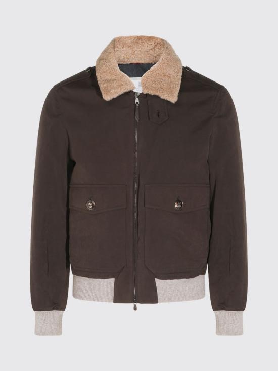 26FW 브루넬로 쿠치넬리 무스탕 MG5456003 CLY62 Brown - BRUNELLO CUCINELLI