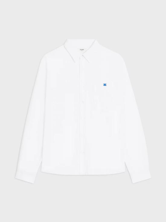 26SS 셀린느 셔츠 RC0D6324M 01RI White