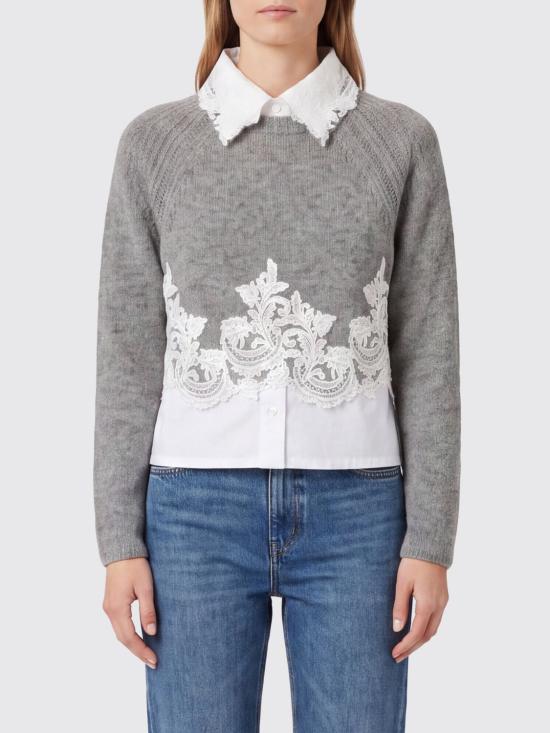 26FW 에르마노 설비노 스웨터 D495M319APPYI N1704 White