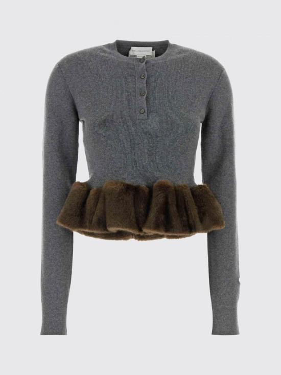26FW 스텔라 맥카트니 스웨터 6K12773S2673 1267 Grey - STELLA MCCARTNEY