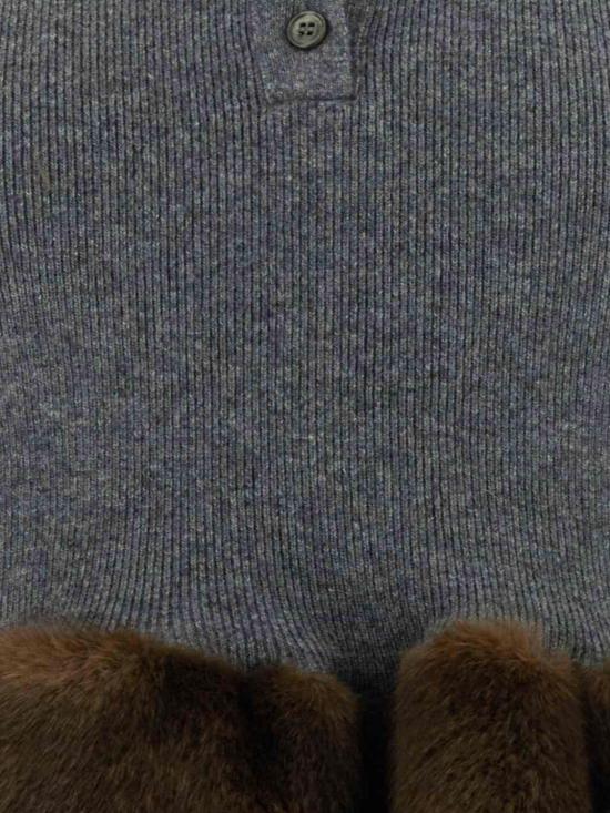 26FW 스텔라 맥카트니 스웨터 6K12773S2673 1267 Grey - STELLA MCCARTNEY