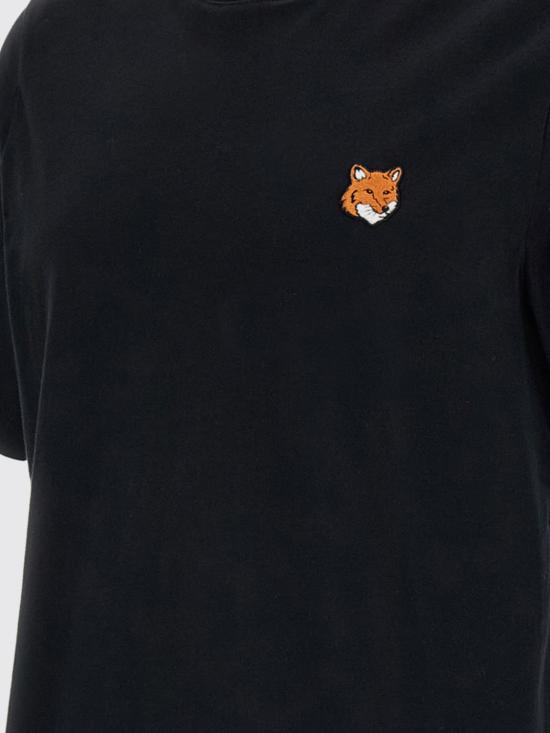 26FW 메종키츠네 폭스 헤드 레귤러 티셔츠 PM00107KJ7026 P199 Black - MAISON KITSUNE