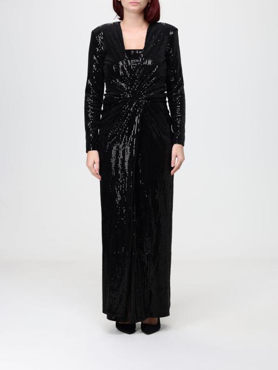 26FW 시모나 코르셀리니 롱 원피스 A26CEAB10301 V0003 Black