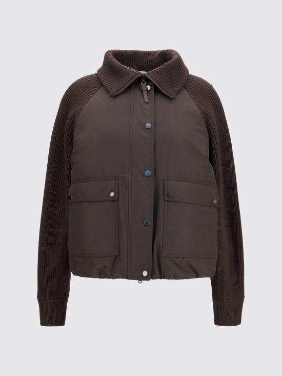 26FW 브루넬로 쿠치넬리 숏패딩 MH5257294P C036 Plum - BRUNELLO CUCINELLI