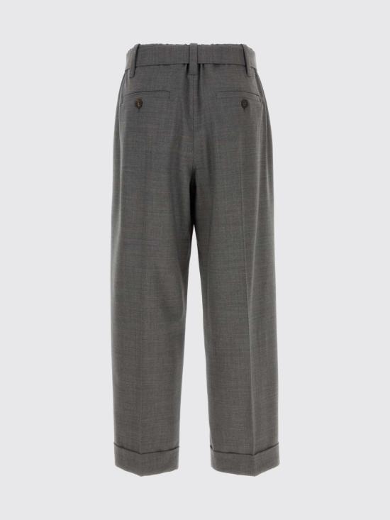 26FW 브루넬로 쿠치넬리 스트레이트 팬츠 MPW07P8995 C010 Grey - BRUNELLO CUCINELLI