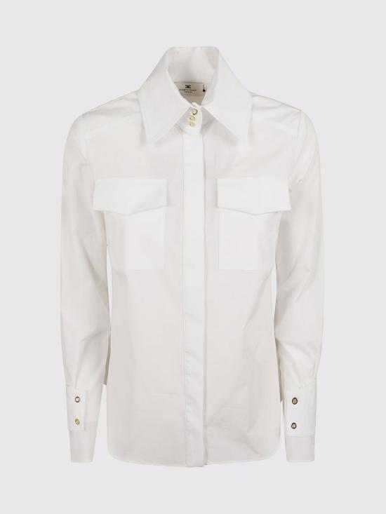 26FW 엘리자베타프랜치 셔츠 CA17466E2 100 White - ELISABETTA FRANCHI
