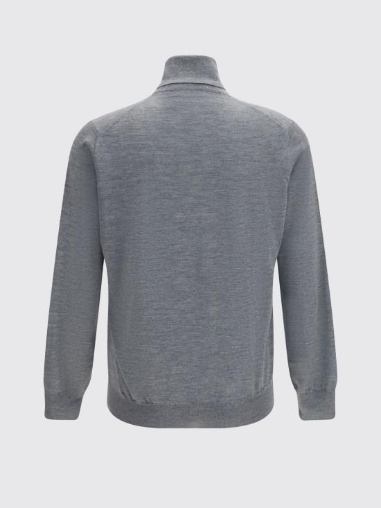 26FW 브루넬로 쿠치넬리 롤 넥 스웨터 M2400103 C079C Lead - BRUNELLO CUCINELLI