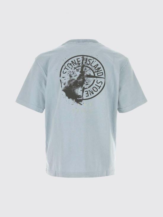 26FW 스톤 아일랜드 반팔 티셔츠 2100001S0534 V0049 Grey - STONE ISLAND