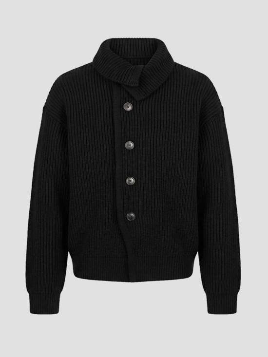 26FW 드리스 반 노튼 가디건 2620212214707 900 Black - DRIES VAN NOTEN