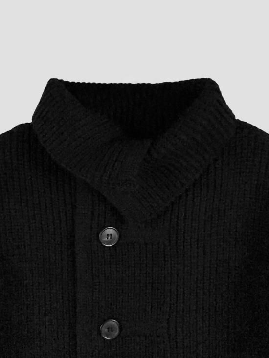 26FW 드리스 반 노튼 가디건 2620212214707 900 Black - DRIES VAN NOTEN