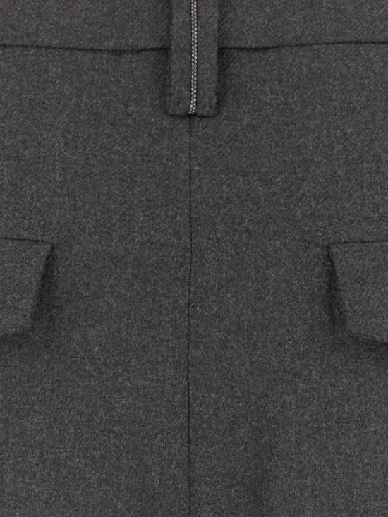 26FW 브루넬로 쿠치넬리 스트레이트 팬츠 MP550P9026 C1135 Charcoal - BRUNELLO CUCINELLI
