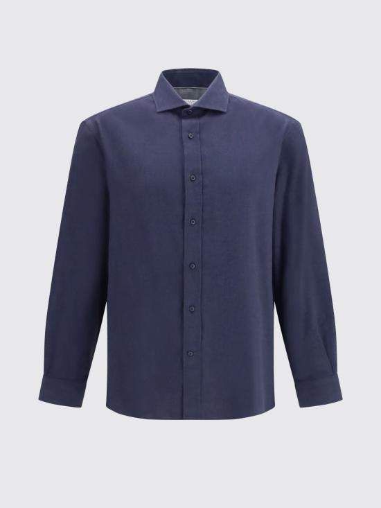 26FW 브루넬로 쿠치넬리 셔츠 MY6370627 C019 Blue 1 - BRUNELLO CUCINELLI