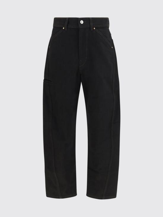 26FW 르메르 트위스티드 워크웨어 팬츠 PA1102LD1055 BK999 Black - LEMAIRE