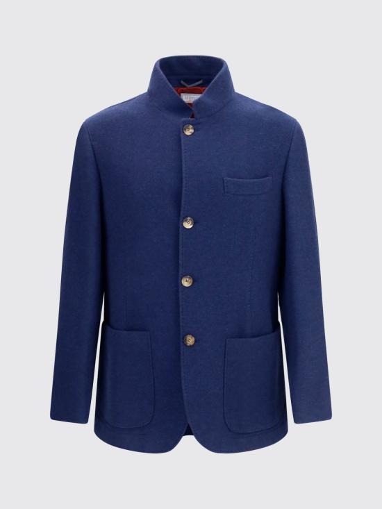 26FW 브루넬로 쿠치넬리 코트 MT4016265 CLL28 Ocean - BRUNELLO CUCINELLI