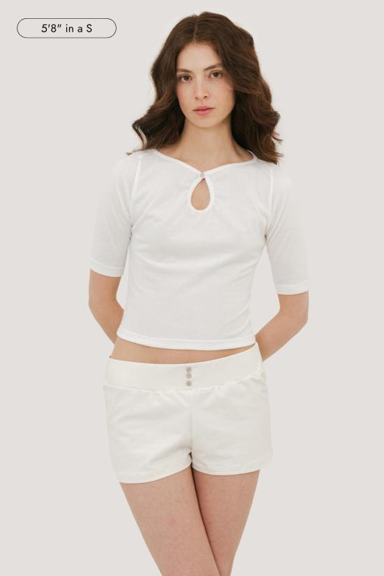  Mpaz Studio 숏팬츠 Elena 쓰리버튼 미니 쇼츠 - OTHER BRANDS
