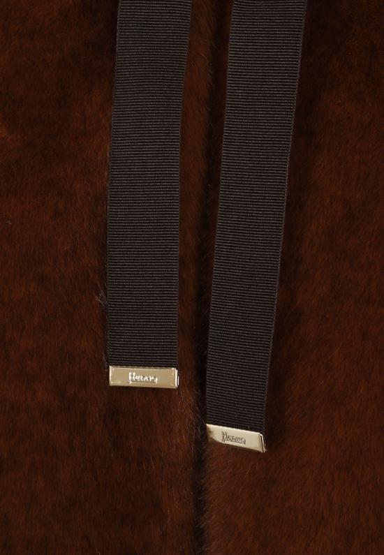 26FW 에르노 멜란지 얼터너티브 밍크 퍼 보머 자켓 GI000318D 12739 Brown - HERNO