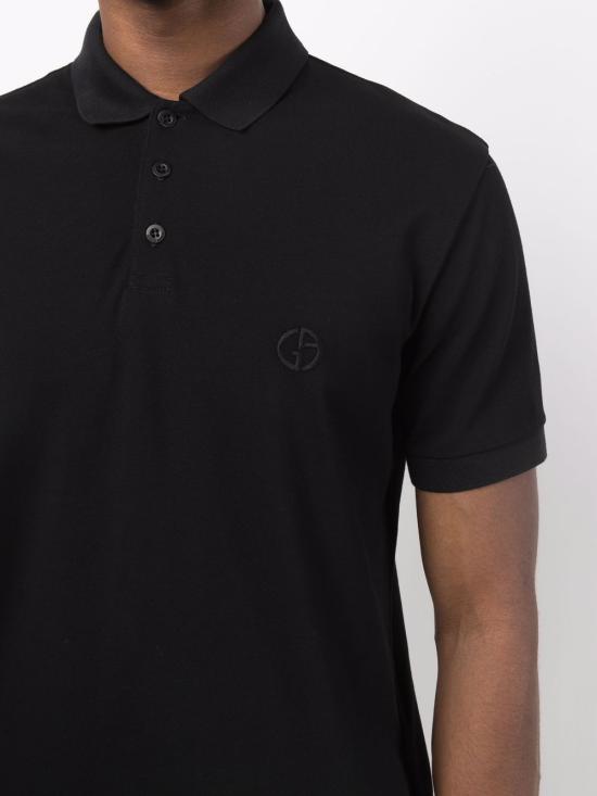 26FW 조르지오 아르마니 폴로 티셔츠 8NSF70 SJCNZUC99 BLACK - GIORGIO ARMANI