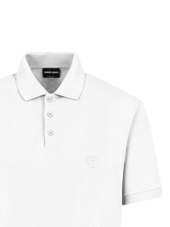 26FW 조르지오 아르마니 폴로 티셔츠 8NSF70 SJCNZU090 WHITE - GIORGIO ARMANI