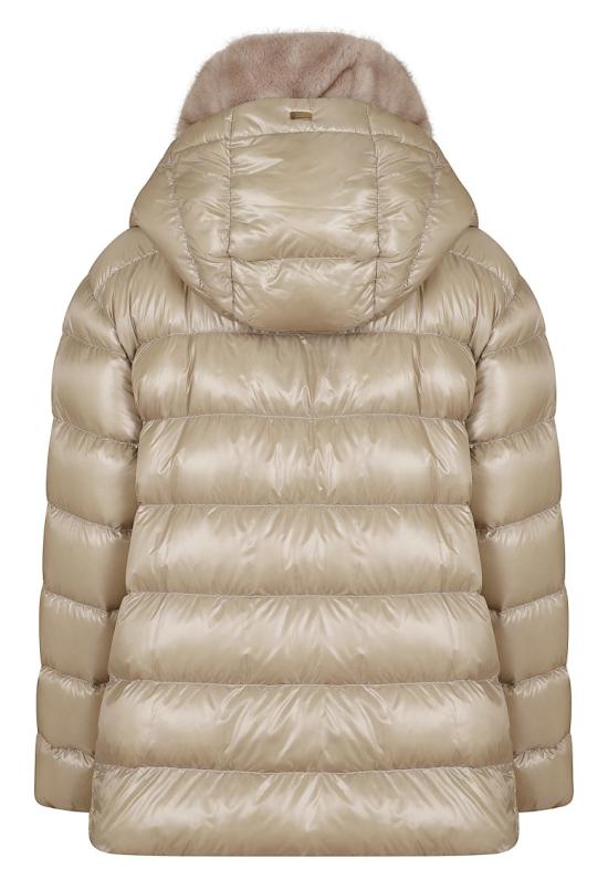 26FW 에르노 밍크 퍼 이펙트 파카 재킷 밍크 퍼 이펙트 파카 재킷 PI002312D 12017Z Neutrals - HERNO
