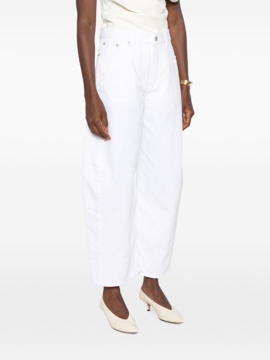 26FW 알라이아 데님 팬츠 AA9P1406D027D 000 WHITE - ALAIA