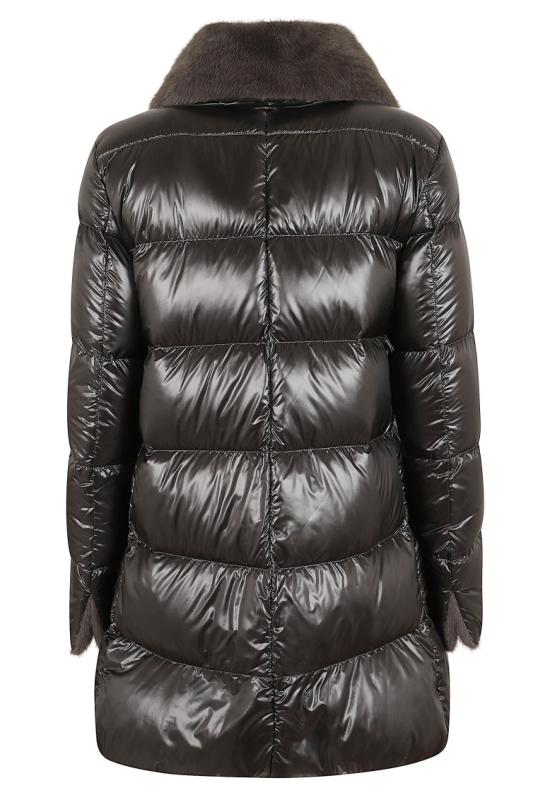 26FW 에르노 나일론 울트라라이트 레이디 얼터너티브 퍼 A-쉐입 자켓 PI002140D 12017Z Black - HERNO