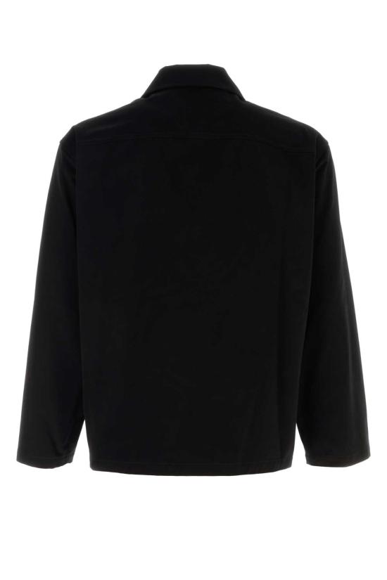 26FW 생로랑 코튼 오버셔츠 873919Y1O39 1000 Black - SAINT LAURENT