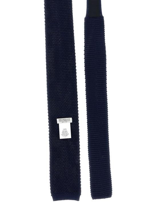 26FW 브루넬로 쿠치넬리 넥타이 BR337523BM NAVY - BRUNELLO CUCINELLI