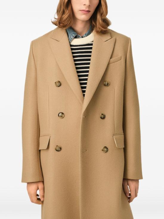 26FW 아미 코트 HCO110 WV0078 A184 Brown - AMI