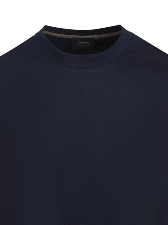 26FW 브리오니 반팔 티셔츠 UJSY0L OD6204100 NAVY - BRIONI