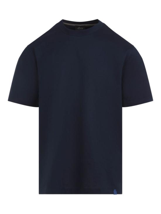 26FW 브리오니 반팔 티셔츠 UJSY0L OD6204100 NAVY
