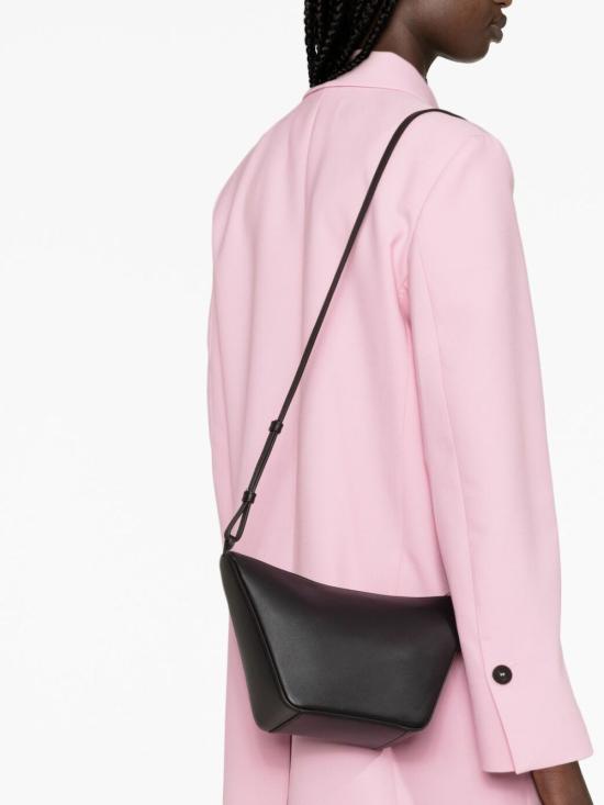 26FW 로에베 미니 해먹 호보 백 A538G13X01 1100 BLACK - LOEWE