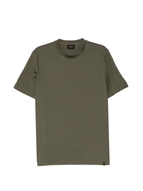 26FW 브리오니 반팔 티셔츠 UJSY0L OD6203000 GREEN