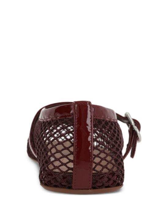 26FW 알라이아 피쉬넷 발레 플랫 AA3A029TK007 325 BORDEAUX - ALAIA