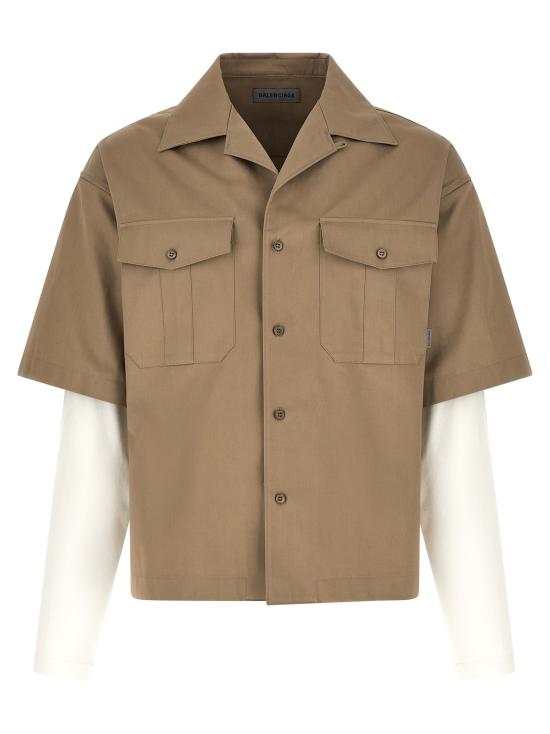 26FW 발렌시아가 셔츠 BA341618BM BEIGE