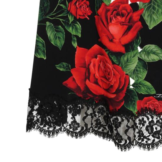 26FW 돌체앤가바나 미디 스커트 F4DE2TFSA9RHN6EJ Black - DOLCE & GABBANA