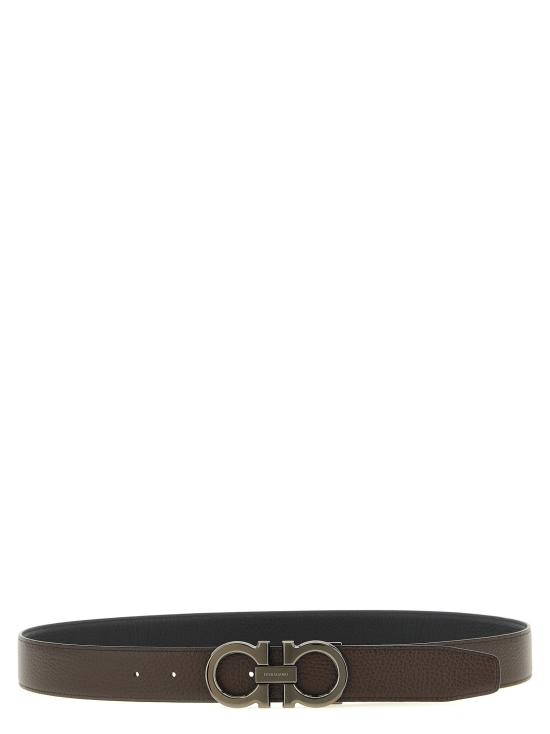 26FW 살바토레 페라가모 벨트 689134NEROHICKORY Multicolor - SALVATORE FERRAGAMO