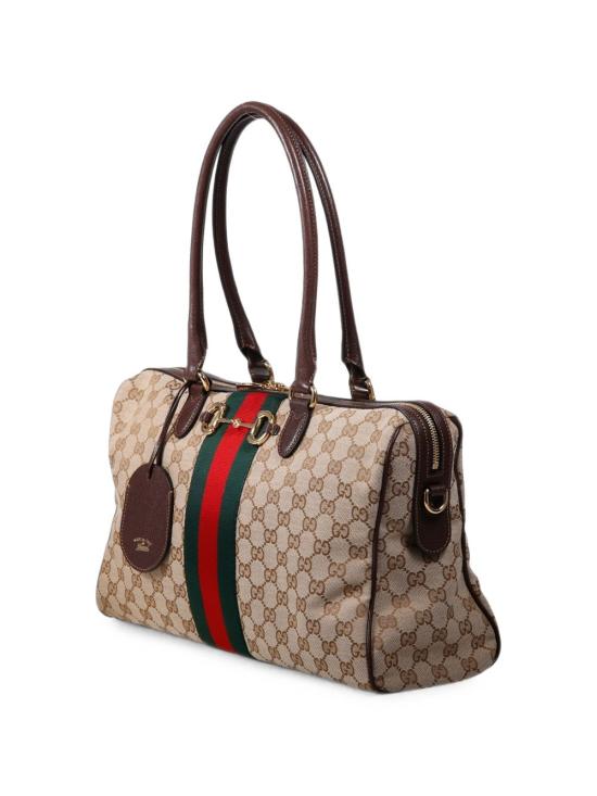 26FW 구찌 보르세토 GG 캔버스 라지 보스턴백 866734 FAFV99653 BEIGE - GUCCI
