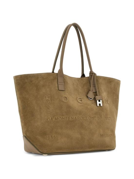 26FW 호간 토트백 KBW01TA3300 UGMC414 BROWN - HOGAN