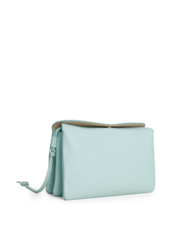 26FW 셀린느 트리오 플랩백 스무스 램스킨 10P86 2O86GJQ6 LIGHT BLUE - CELINE
