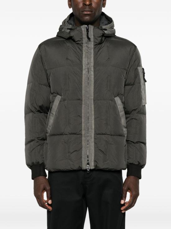 26FW 스톤 아일랜드 숏패딩 L2S154100034 S0A23V0062 GREY - STONE ISLAND
